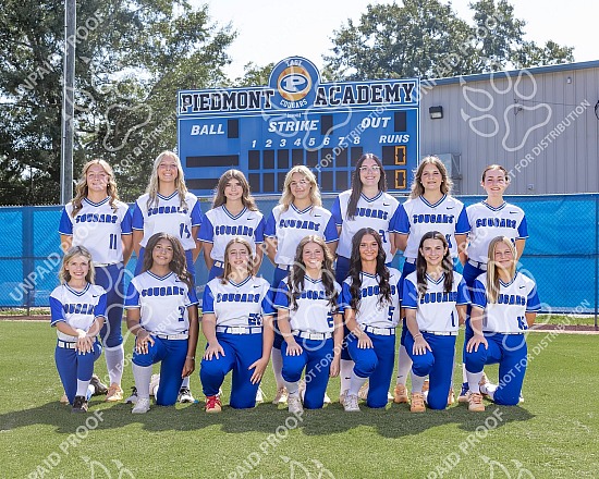 2025-2026 Varsity Softball Team & Individual