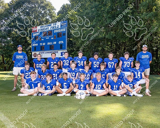 2025-2026 MS Football Team & Individual